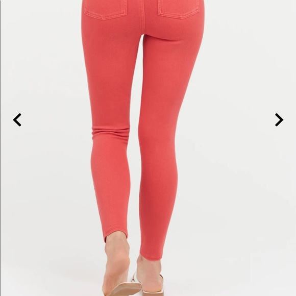 New with tags SPANX JEAN-ISH ANKLE LEGGINGS with Built in Slimming panel. SZ LG - Picture 3 of 14